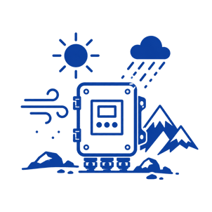 harsh environments and outdoor installations icon