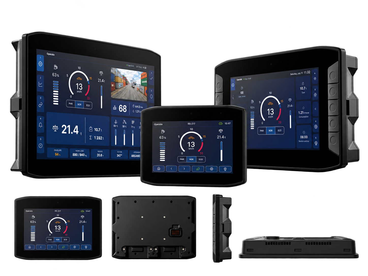 Rugged Industrial Tablet Interface Showcase