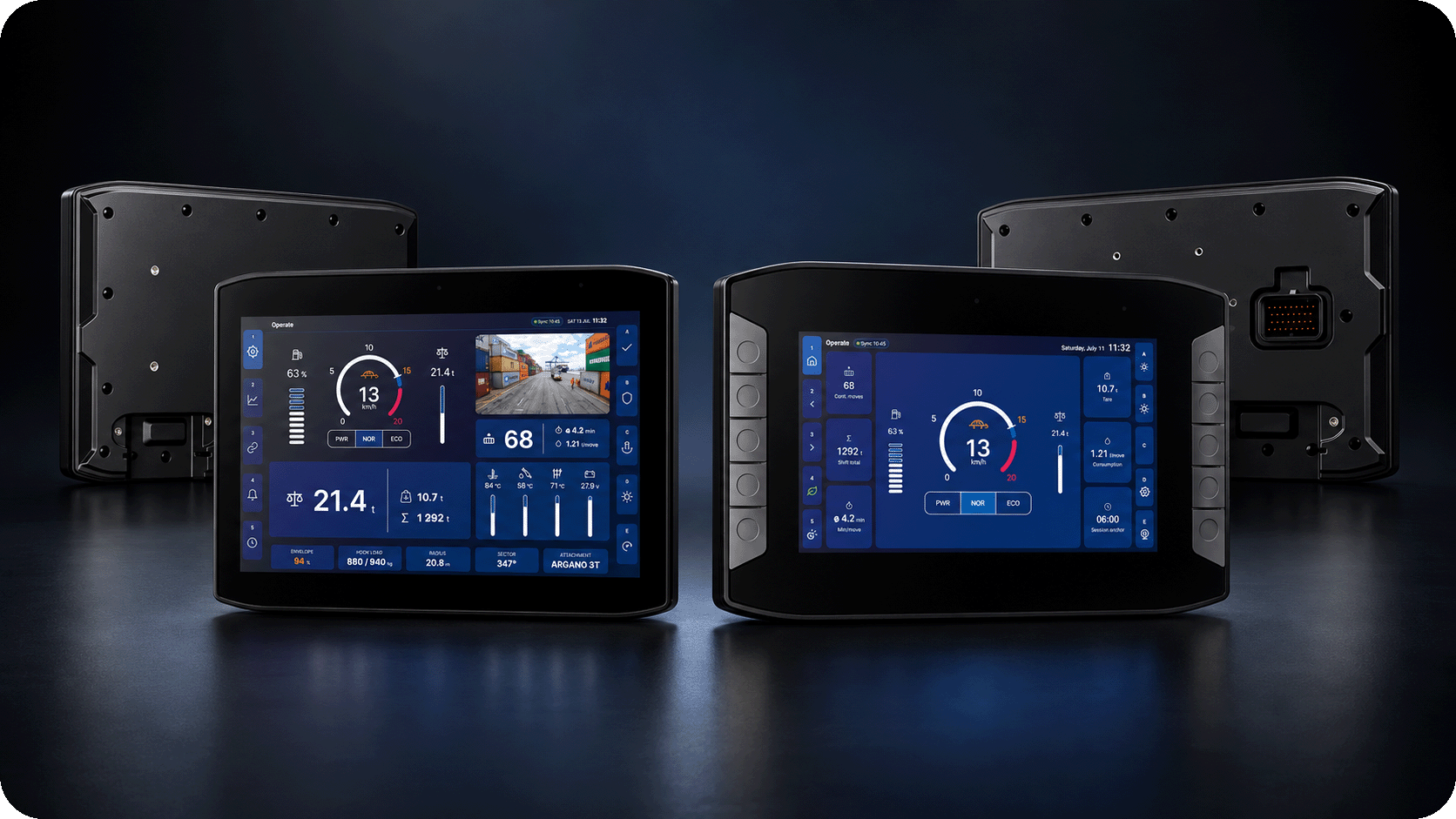 Rugged Tablets Industrial Dashboard Showcase